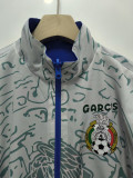 1999 Mexico Blue & White Retro Double Sided Windbreaker (双面风衣)