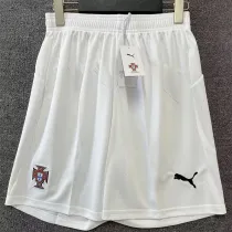 2025-26 Portugal White Shorts Pants *PM