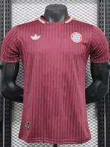 2024-25 Bayern Maroon Red Special Edition Player Version Soccer Jersey