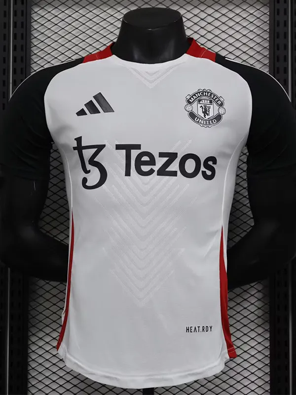 2025-26 Man Utd White Black Player Version Training shirts