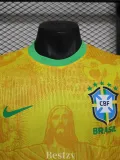 2025-26 Brazil Yellow Special Edition Player Version Soccer Jersey (耶稣)