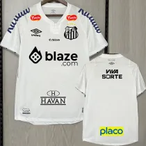 2024-25 Santos FC Home Fans Soccer Jersey (Print  Sponsor)
