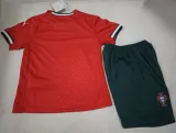 2025-26 Portugal Home Kids Soccer Jersey *PM