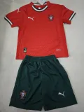 2025-26 Portugal Home Kids Soccer Jersey *PM