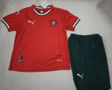 2025-26 Portugal Home Kids Soccer Jersey *PM