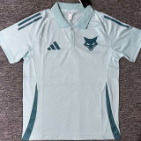2025-26 Cruzeiro Blue Green Polo Short Sleeve