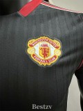 2025-26 Man Utd Black Casual Special Edition Player Version Soccer Jersey