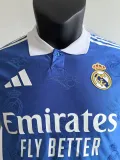 2025-26 RMA Blue Special Edition Player Version Training Shirts *翻领