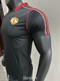 2025-26 Man Utd Black Casual Special Edition Player Version Soccer Jersey