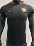2025-26 Man Utd Black Casual Special Edition Player Version Soccer Jersey