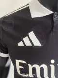 2025-26 RMA Black Special Edition Player Version Training Shirts (翻领)