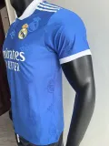 2025-26 RMA Blue Special Edition Player Version Training Shirts *翻领