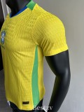 2025-26 Brazil W Home Player Version Soccer Jersey #带星