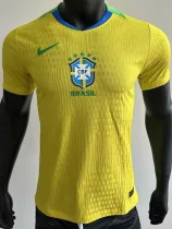 2025-26 Brazil W Home Player Version Soccer Jersey #带星
