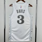 2024-25 Dallas Mavericks DAVIS #3 White City Edition Top Quality Hot Pressing NBA Jersey