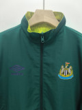 1991 Newcastle Green & Fluorescent Retro Double Sided Windbreaker (双面风衣)