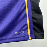 2022-23 Lakers DONCIC #77 Purple Top Quality Hot Pressing NBA Jersey (Trapeze Edition) 飞人版