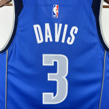 2022-23 Dallas Mavericks DAVIS #3 Blue Top Quality Hot Pressing NBA Jersey