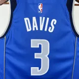 2022-23 Dallas Mavericks DAVIS #3 Blue Top Quality Hot Pressing NBA Jersey