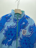 1992 England Blue & Green Retro Double Sided Windbreaker (双面风衣)