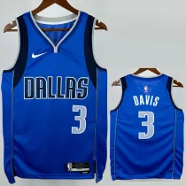 2022-23 Dallas Mavericks DAVIS #3 Blue Top Quality Hot Pressing NBA Jersey