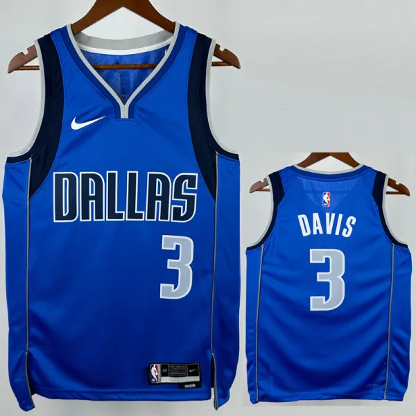 2022-23 Dallas Mavericks DAVIS #3 Blue Top Quality Hot Pressing NBA Jersey