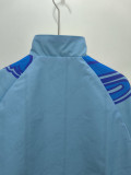 1992 England Blue & Green Retro Double Sided Windbreaker (双面风衣)
