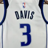 2022-23 Dallas Mavericks DAVIS #3 White Top Quality Hot Pressing NBA Jersey