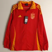 2024-25 Spain Black Red Windbreaker