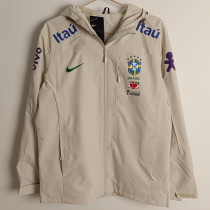 2024-25 Brazil Khaki Windbreaker