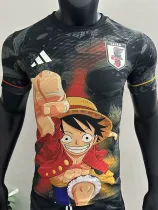 2025-26 Japan Black Special Edition Player Version Soccer Jersey (草帽)