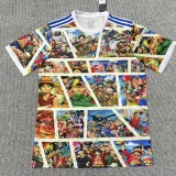 2025-26 Japan Yellow Special Edition Fans Soccer Jersey (蓝袖边多图)