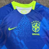 2025-26 Brazil Away Fans Soccer Jersey (带星)