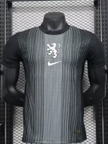 2025-26 Netherlands Black Special Edition Player Version Soccer Jersey