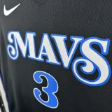 2023-24 Dallas Mavericks DAVIS #3 Black City Edition Top Quality Hot Pressing NBA Jersey(V领)