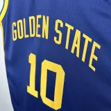 2022-23 WARRIORS  BUTLERIII #10 Blue Top Quality Hot Pressing NBA Jersey (Trapeze Edition) 飞人版