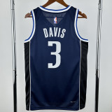 2022-23 Dallas Mavericks DAVIS #3 Royal Blue Top Quality Hot Pressing NBA Jersey (Trapeze Edition)飞人版