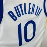 2022-23 WARRIORS BUTLERIII #10 White Top Quality Hot Pressing NBA Jersey (V领)