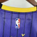 2020-21 Lakers DONCIC #77 Purple Top Quality Hot Pressing NBA Jersey(圆领)
