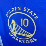2022-23 WARRIORS BUTLERIII #10 Blue Top Quality Hot Pressing NBA Jersey (V领)