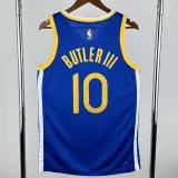 2022-23 WARRIORS BUTLERIII #10 Blue Top Quality Hot Pressing NBA Jersey (V领)
