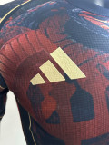 2025-26 Man Utd Red Black Player Version Training shirts (蛇纹)