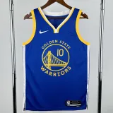 2022-23 WARRIORS BUTLERIII #10 Blue Top Quality Hot Pressing NBA Jersey (V领)