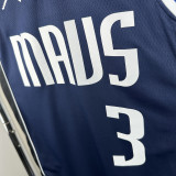 2022-23 Dallas Mavericks DAVIS #3 Royal Blue Top Quality Hot Pressing NBA Jersey (Trapeze Edition)飞人版