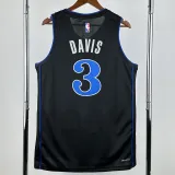 2023-24 Dallas Mavericks DAVIS #3 Black City Edition Top Quality Hot Pressing NBA Jersey(V领)