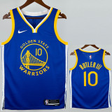 2022-23 WARRIORS BUTLERIII #10 Blue Top Quality Hot Pressing NBA Jersey (V领)