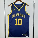 2022-23 WARRIORS  BUTLERIII #10 Blue Top Quality Hot Pressing NBA Jersey (Trapeze Edition) 飞人版