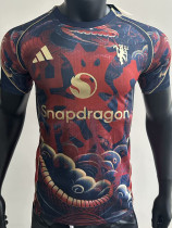 2025-26 Man Utd Red Black Player Version Training shirts