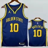 2022-23 WARRIORS  BUTLERIII #10 Blue Top Quality Hot Pressing NBA Jersey (Trapeze Edition) 飞人版
