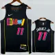 2021-22 HEAT JAQUEZ JR. #11 Black City Edition Top Quality Hot Pressing NBA Jersey (圆领）
